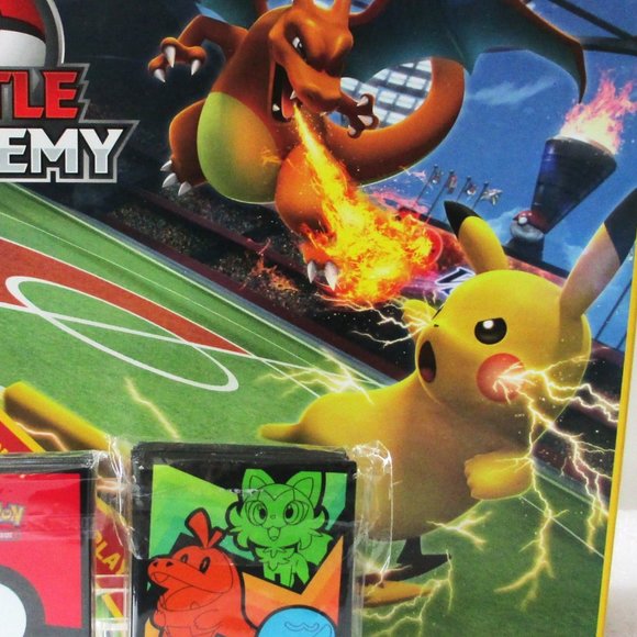 POKEMON BATTLE ACADEMY GAME BOX + BOARD + CARD SLEEVES+ - Picture 16 of 16